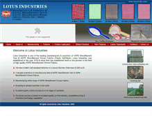 Tablet Screenshot of lotusindia.com
